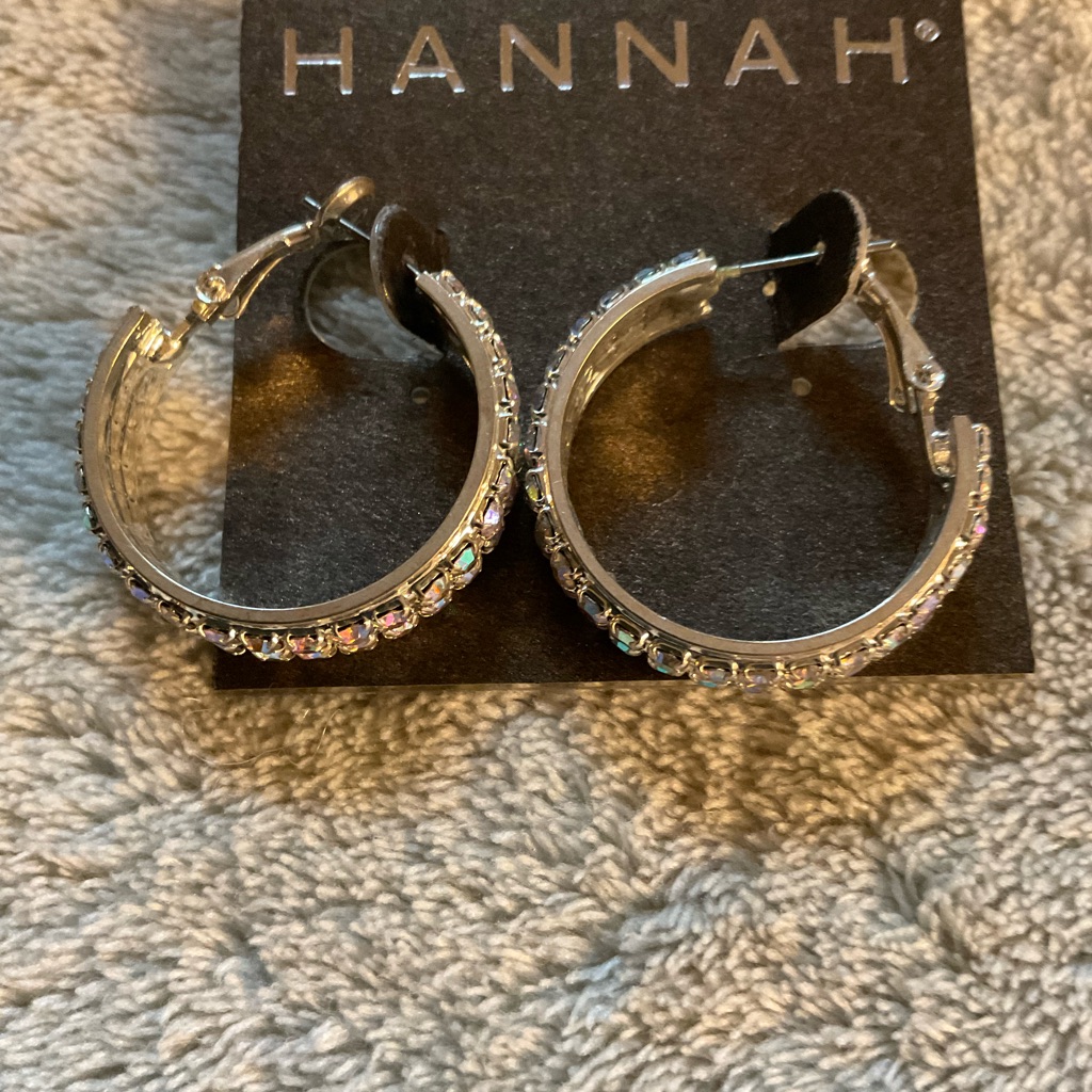 Crystal Hoop Earrings